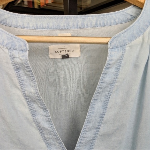 LOFT softened chambray top - Picture 3 of 6